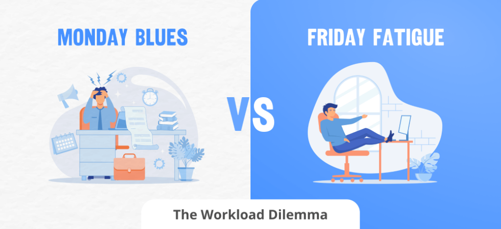 Monday Blues vs. Friday Fatigue: The Workload Dilemma - Emossy