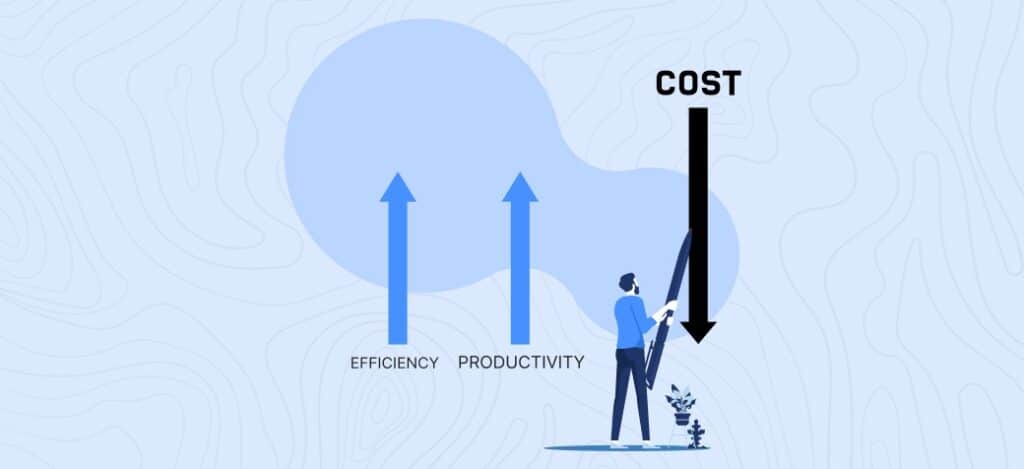 Improve productivity and efficiency with a reduction in cost